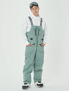 Men's Mountain Freerider Swag Cargo Snowboard Bib Overalls Baggy Snow Pants