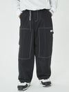 Men's Mountain Freerider Denim Cargo Pants Baggy Snowboard Pants