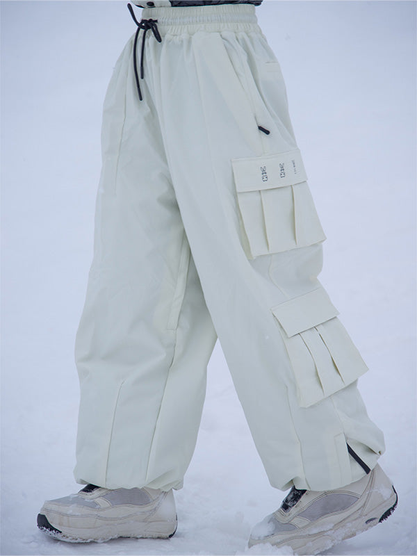 Women's Men's Unisex Rabbit Snow Prime Cargo Baggy Snowboard Pants-SALE