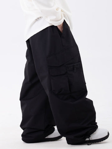 Women's Wild Soul Steeze ParkRider Multi-Pocket Utility Baggy Snow Pants