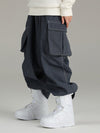 Men's Searipe Denim Baggy Cargo Snow Pants