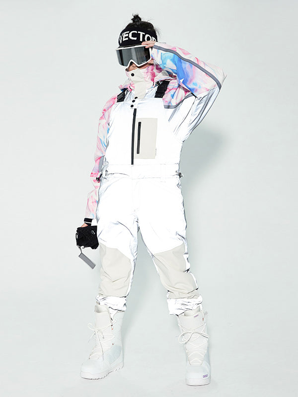 Women's Vector Winter Invitation Reflective Snow Pants Bibs