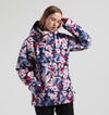 Women's SMN Mountain Fortune Colorful Print Snowboard Jacket