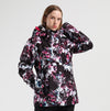 Women's SMN Mountain Fortune Colorful Print Snowboard Jacket