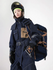 Women's Vector Nebula Spliced Denim Snowsuit One Piece