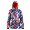 Women's SMN Mountain Fortune Colorful Print Snowboard Jacket