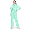 Women's Blue Magic Winter Chic Full Body One Piece Ski Jumpsuit Winter Snowsuits