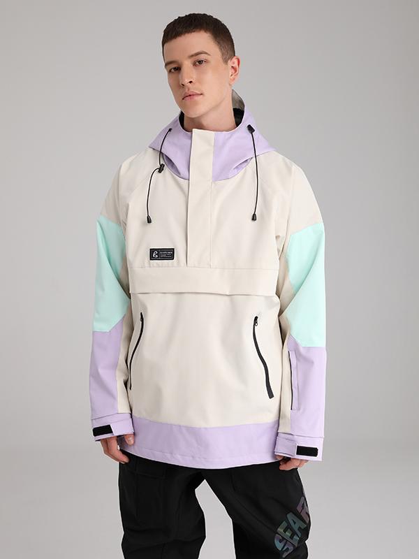 Men's Searipe Mountain Breaker Colorblock Anorak Snow Jacket