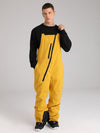 Men's Searipe Oblique Zipper Winter Crew Snow Pants Ski Bibs