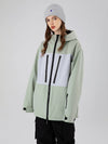 Women's Searipe Independent Colorblock Windbreaker Snow Jacket