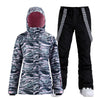 Women's SMN  Winter Forest Two Piece Snowsuits Snow Jacket & Pants Set
